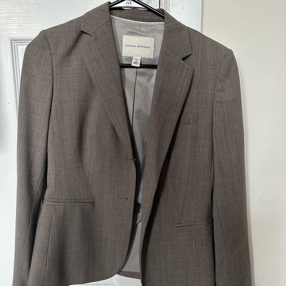 Banana Republic Gray Blazer
